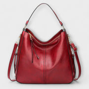 Elke | Damen-Schultertasche mit klassischer Eleganz – Rot