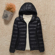 Hannelora - ultraleichte Pufferjacke – Schwarz