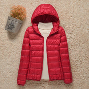 Hannelora - ultraleichte Pufferjacke – Rot