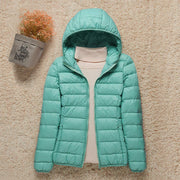 Hannelora - ultraleichte Pufferjacke – Türkis