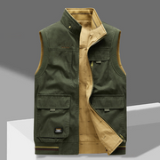 Ashbury - Premium-Utility-Weste – Grün/Khaki