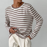Zoravelle - Softtouch-Langarmshirt – Karamellbraun