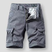Mason | Funktionelle Cargo-Shorts mit mehreren Taschen – Grau
