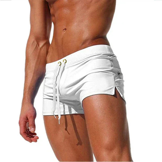 Schnelltrocknende Herren-Schwimmshorts mit Taschen – Leano