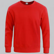 Heinrich | Herren Sweatshirt mit Rundhalsausschnitt und Langarm – Rot