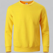 Heinrich | Herren Sweatshirt mit Rundhalsausschnitt und Langarm – Gelb