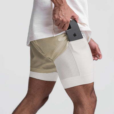Trendige Sportshorts mit atmungsaktivem Material und Seitentasche – Marky