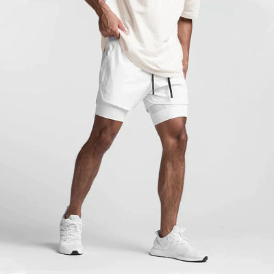 Trendige Sportshorts mit atmungsaktivem Material und Seitentasche – Marky