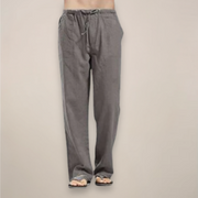 Matthias | Herren Relaxed Fit Hose mit Kordelzug Casual – Grau