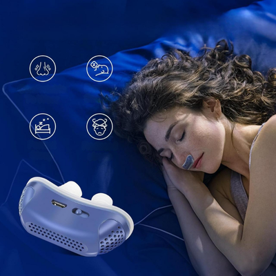 Mikro CPAP Schlafapnoe Maschine ohne Schläuche – Tragbare Anti-Schnarchen Lösung für Reisen, Flüsterleise und Kompakt