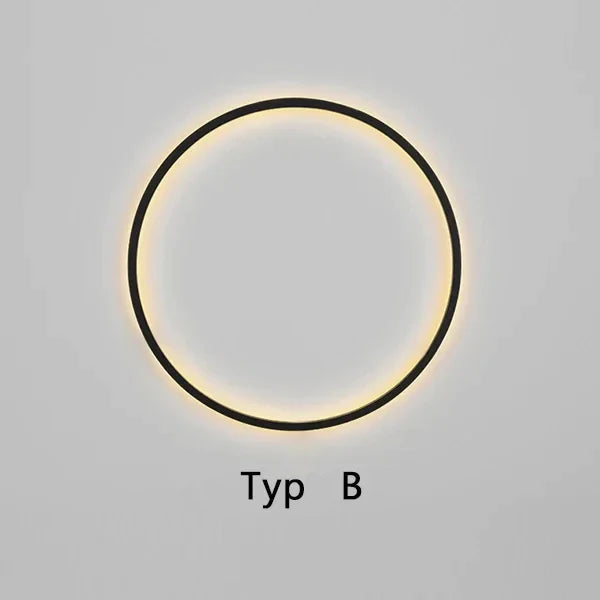 Minimalistische runde Wandleuchte Indoor – LED Wandlampe für stilvolles Wohnen