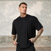 Milan | Lässiges Oversize Herren T-Shirt – Schwarz