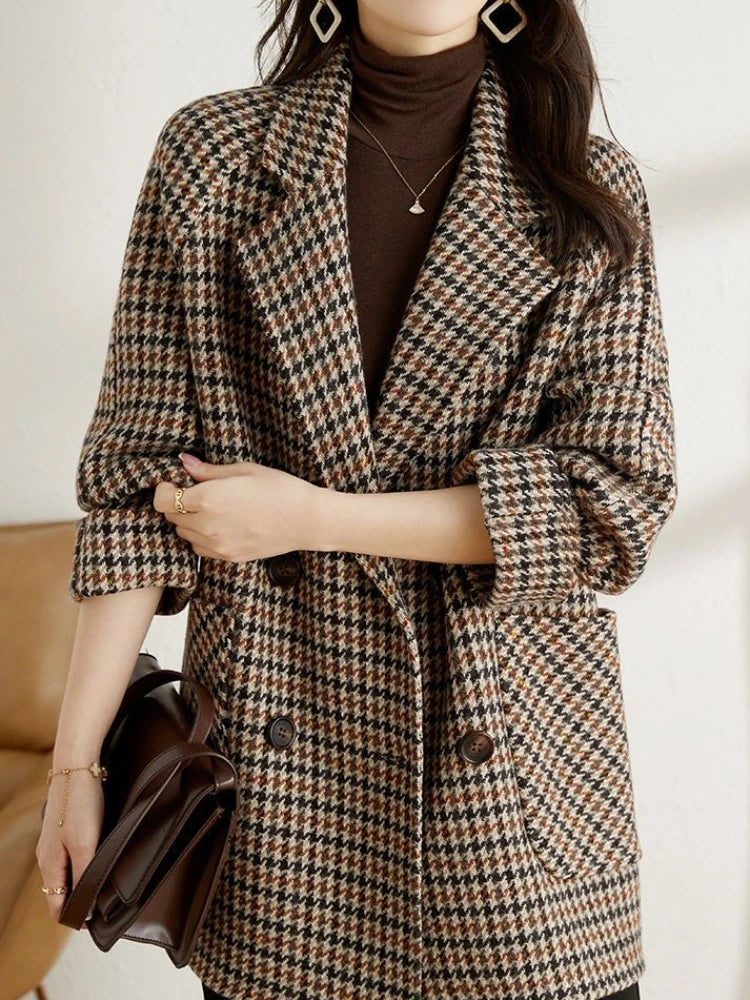 Alexa - Chic Tweed-Blazer