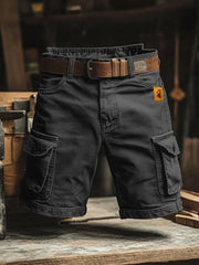 Shorts cargo Novak | pantaloncini casual da uomo – grigio
