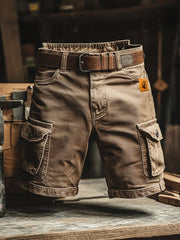 Shorts cargo Novak | pantaloncini casual da uomo – beige sabbia