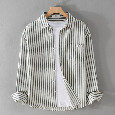 Austin Hemd mit Streifenmuster Langarm