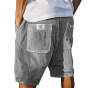 Sandor | Schicke Shorts aus Velours – Grau
