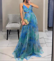 DELACROIX | MAXIKLEID – Blau
