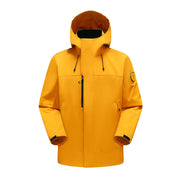 Unisex Wetterschutz-Parka mit verschweißten Nähten und verstellbarer Kapuze Nord Taschen – Sonnenblumen-Gelb
