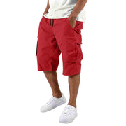 Sommerfeld | Komfortable Cargo-Shorts für Herren (1 kaufen, 1 GRATIS dazu) – Rot