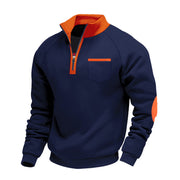 Tobias | Moderner Pullover Herren leger und stylisch – Marineblau