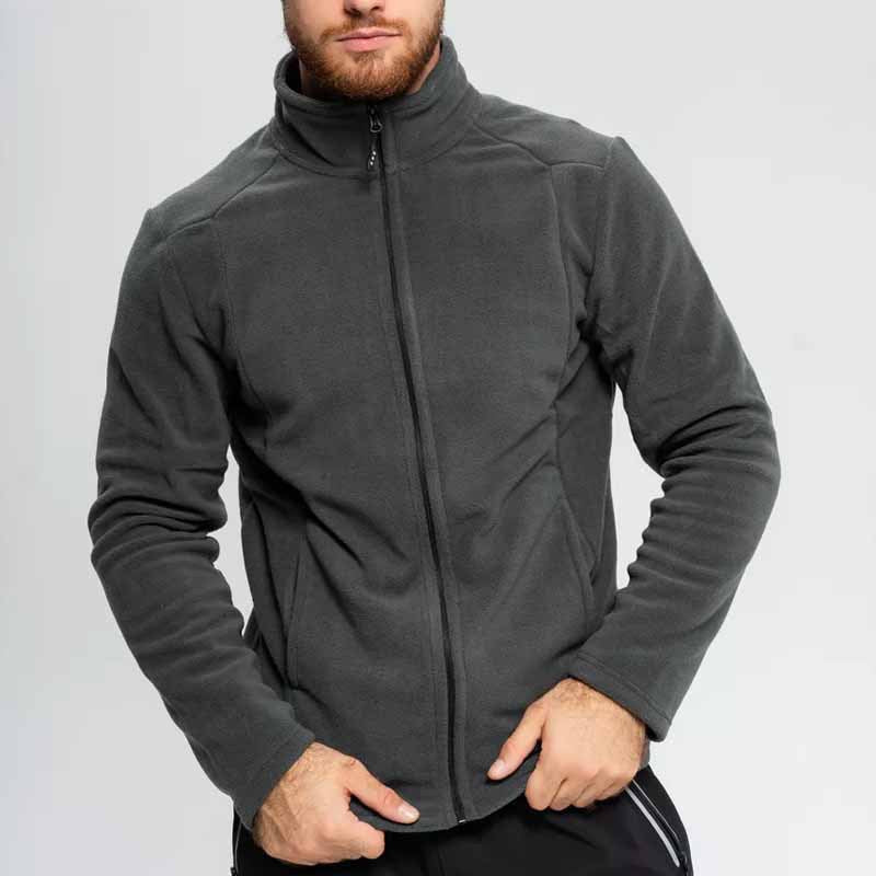 Herren weiche und warme Fleecejacke Aliams