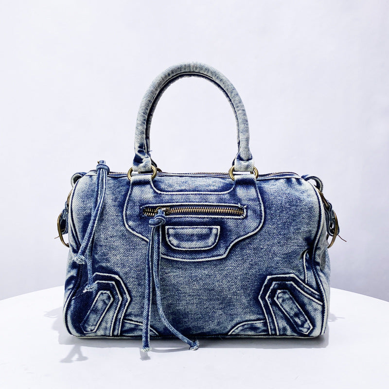 Everly Denim Crossbody Tasche