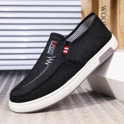 Herren Slip-On Sneakers mit orthopädischer Unterstützung – Schwarz