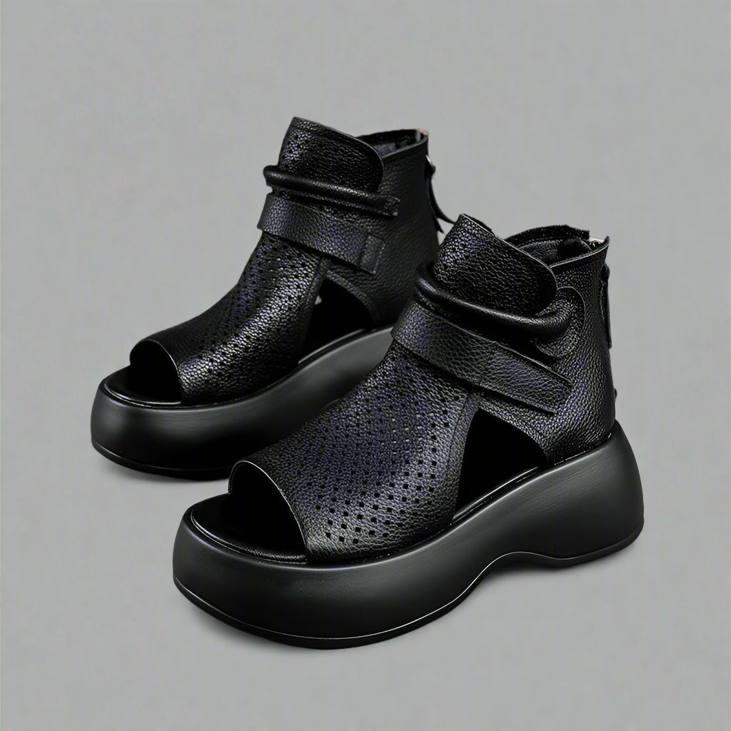 Annelore | Elegante Ledersandalen für ultimativen Komfort