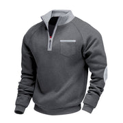 Tobias | Moderner Pullover Herren leger und stylisch – Grau