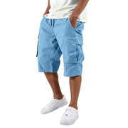 Sommerfeld | Komfortable Cargo-Shorts für Herren (1 kaufen, 1 GRATIS dazu) – Himmelblau