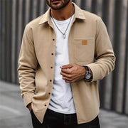 Herren Cordhemd mit modischem Replay-Stil - Vittorelli – Khaki