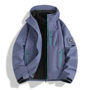 Herren Funktions-Softshelljacke mit abnehmbarem Fleece-Innenfutter Nord Taschen – Mystikviolett
