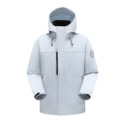 Unisex Wetterschutz-Parka mit verschweißten Nähten und verstellbarer Kapuze Nord Taschen – Mondblau