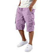 Sommerfeld | Komfortable Cargo-Shorts für Herren (1 kaufen, 1 GRATIS dazu) – Violett