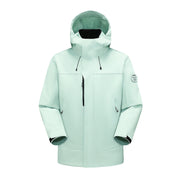 Unisex Wetterschutz-Parka mit verschweißten Nähten und verstellbarer Kapuze Nord Taschen – Salznebelgrün