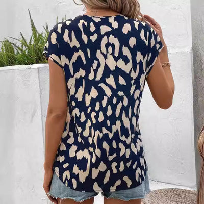 Evelyn - Lässige Bluse mit Rundhalsausschnitt