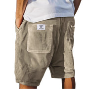 Sandor | Schicke Shorts aus Velours – Kaki