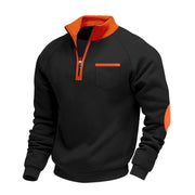 Ivervane - Weicher Half-Zip-Pullover – Schwarz