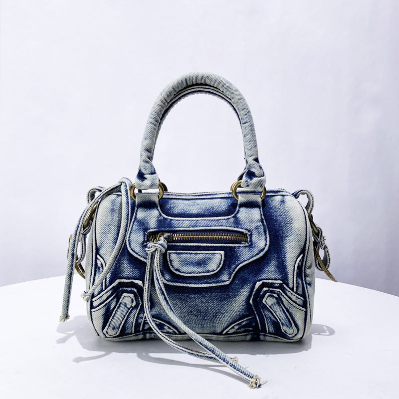 Everly Denim Crossbody Tasche