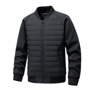 Herren Übergangsjacke mit Taschen – Schwarz