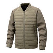 Herren Übergangsjacke mit Taschen – Olivgrün
