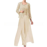 Zaretta - Eleganter Abend-Zweiteiler – Champagner