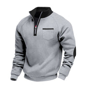 Tobias | Moderner Pullover Herren leger und stylisch – Hellgrau