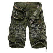 Sommerfeld | Herren Camouflage-Cargoshorts (1 kaufen, 1 GRATIS dazu) – Grüne Tarnung
