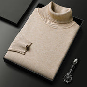 Edbert - Weicher Rollkragenpullover – Creme