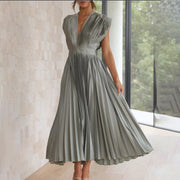 Benthe™ - Zeitlose Klassische Kleid – Zilver