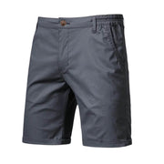 Michael | Herren Maßgeschneiderte Passform Smart-Freizeit-Shorts – Grau
