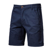 Michael | Herren Maßgeschneiderte Passform Smart-Freizeit-Shorts – Marineblau