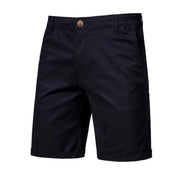 Michael | Herren Maßgeschneiderte Passform Smart-Freizeit-Shorts – Schwarz